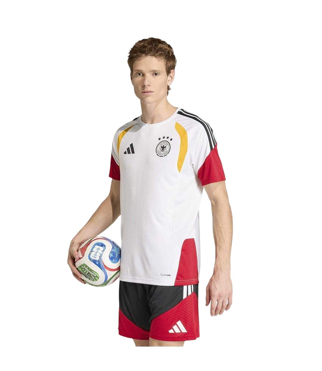 Maillot De Foot Entraînement Motif/style L´équipe D´allemagne De Football Homme Blanc Adidas-2