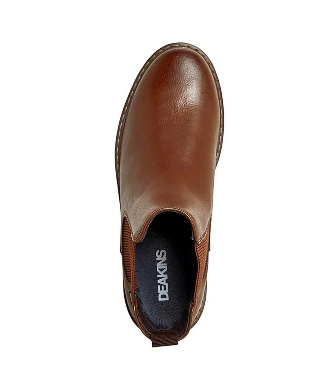 Mens Del Leather Chelsea Boots Brown Nicholas Deakins-3