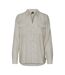 Chemise beige femme vero moda lurex-1