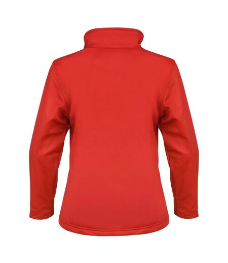 Result Core Ladies Soft Shell Jacket (Red) - UTBC903