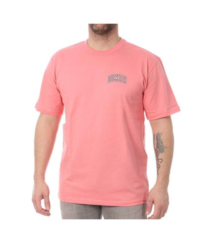 T-Shirt Rose Homme Oversize Dickies Aitkin Chest
