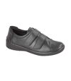 Mod Comfys Womens/Ladies 2 Bar Touch Fastening Leisure Shoes (Black) - UTDF487