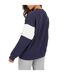 Sweat Motif/style Brodé Calfornia Femme Bleu Marine Crème Brave Soul-3