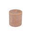 Bougie Pilier Ronde Déco Rustique 10cm Taupe