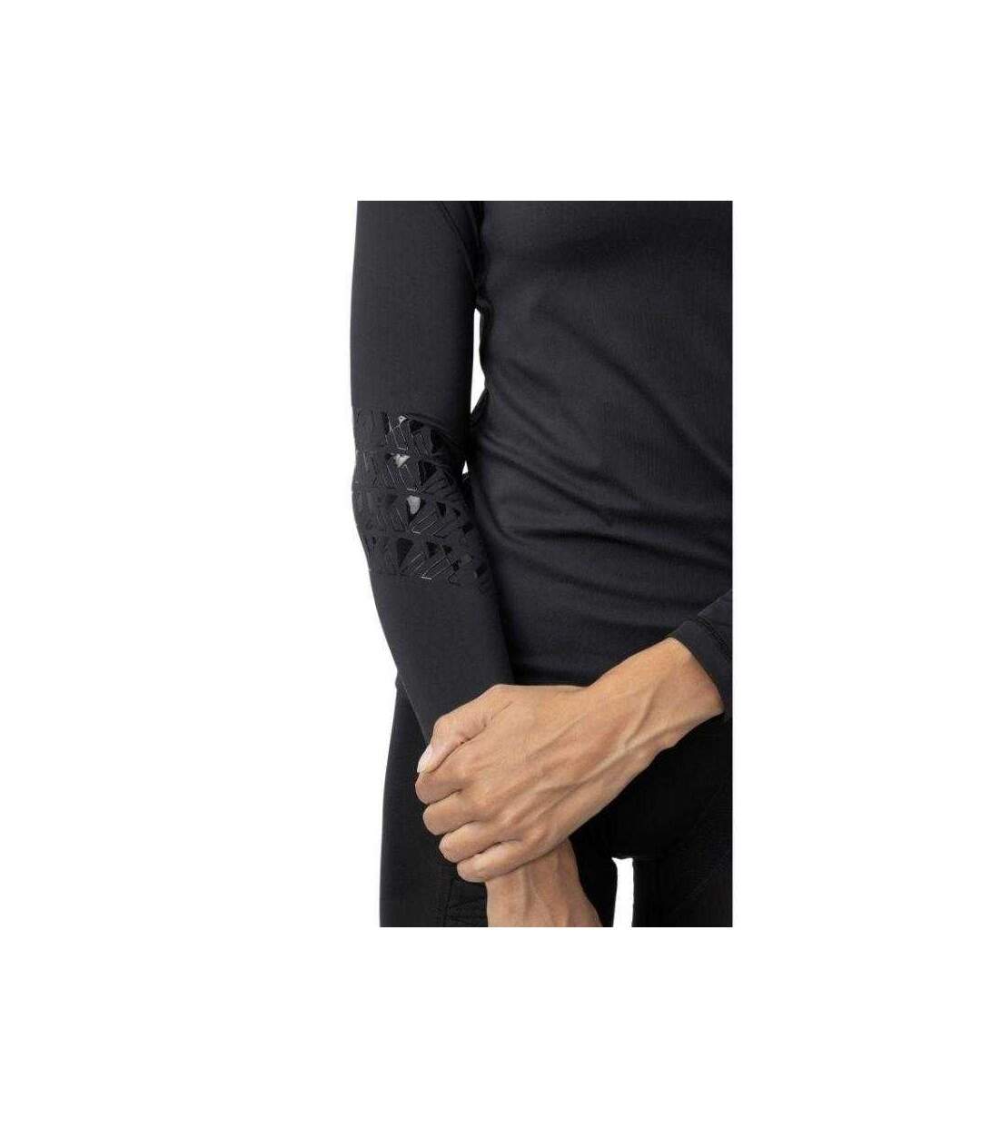Haut Thermique Manches Longues Femme Noir Bauer-4
