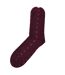 Chaussettes Motif/style À Motifs Homme Bordeaux Steven-1