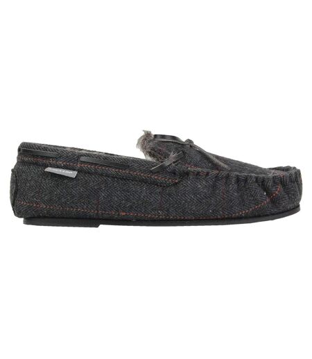 Mens Moccasin Slippers with Memory Foam