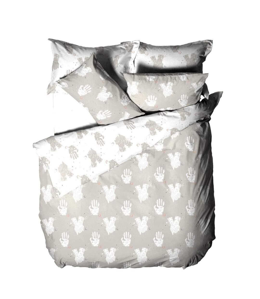 Be kind duvet cover set grey Furn