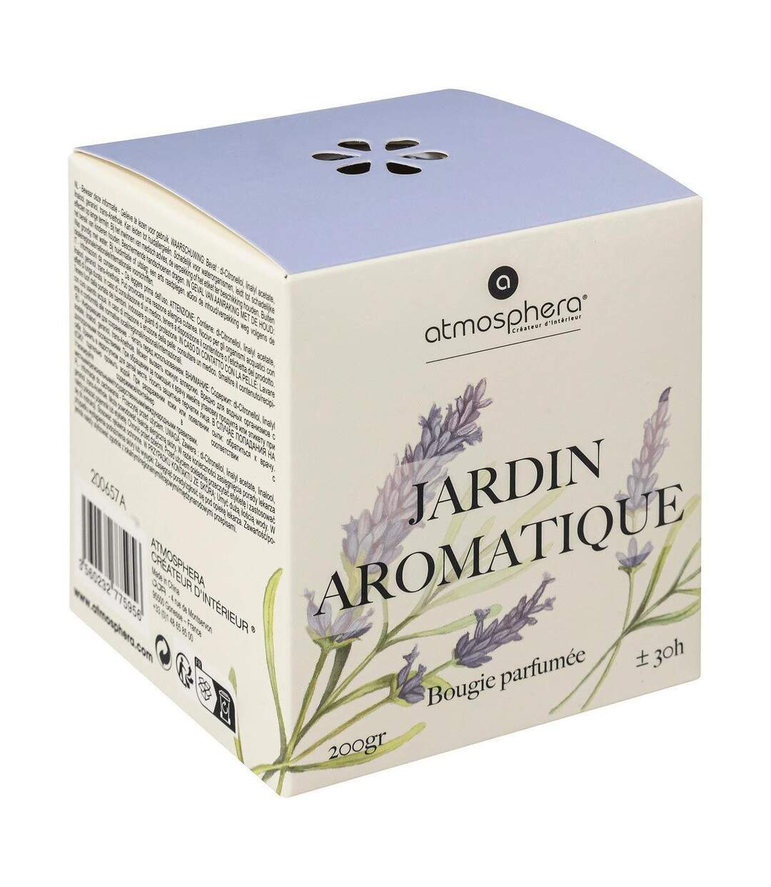 Bougie Parfumée Oudy 200g Jardin Aromatique-2