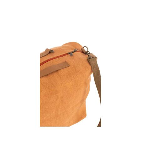 Sac de Plage Jute Lavée 60cm Orange Rouille