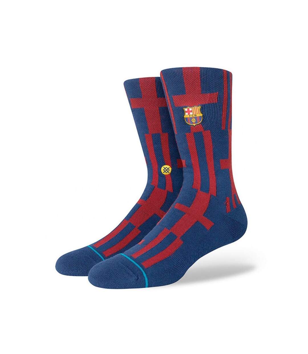 STANCE Chaussettes Homme Microcoton FCB BANNER Bleu Bordeaux FC BARCELONE-1