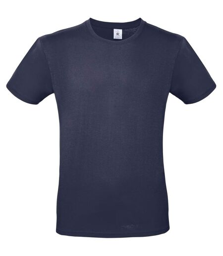 Tee-shirt B&c Mens #e150 Bleu Marine B And C