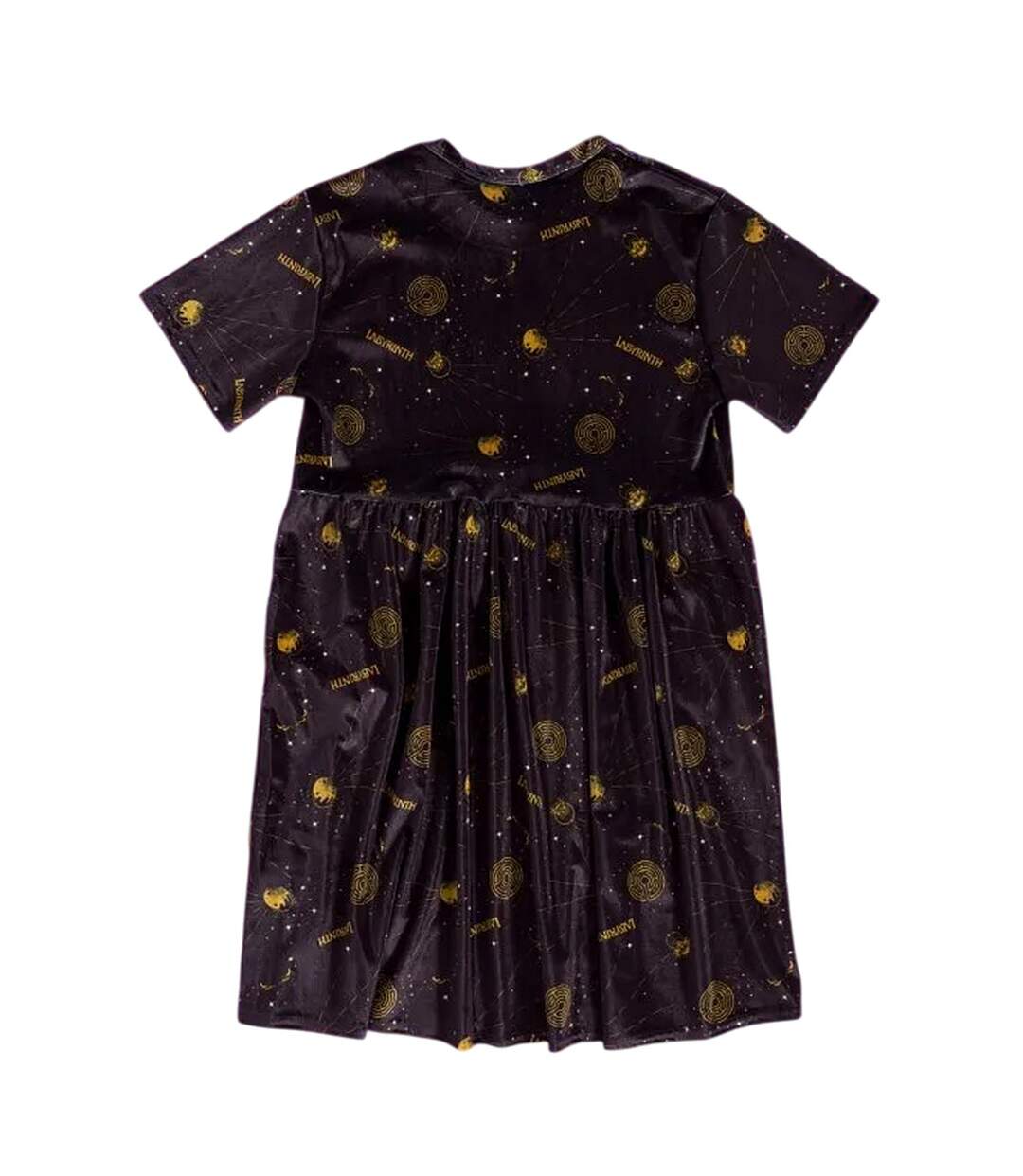 Robe Motif/style Céleste Femme Noir Labyrinth-3