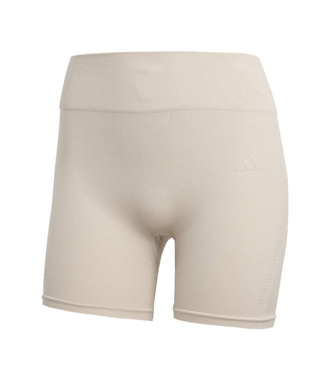 Short Entraînement Femme Blanc Cassé Adidas-2
