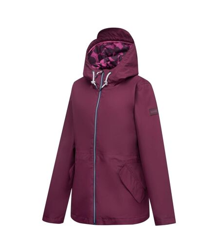 Veste Imperméable À Capuche Bayletta Femme Pourpre Regatta