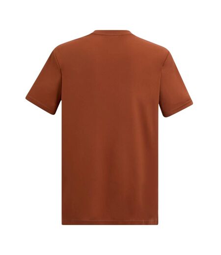 T-shirt Motif/style Yack Fingal Slogan Homme Rouge Orange Regatta