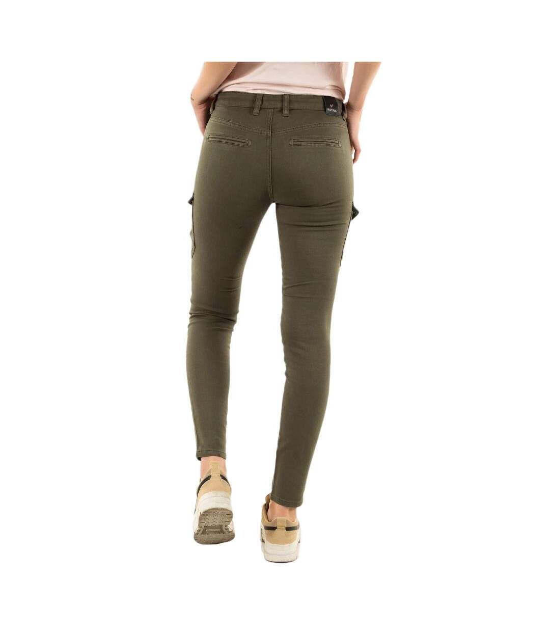 Jean slim kaki femme kaporal dera-2