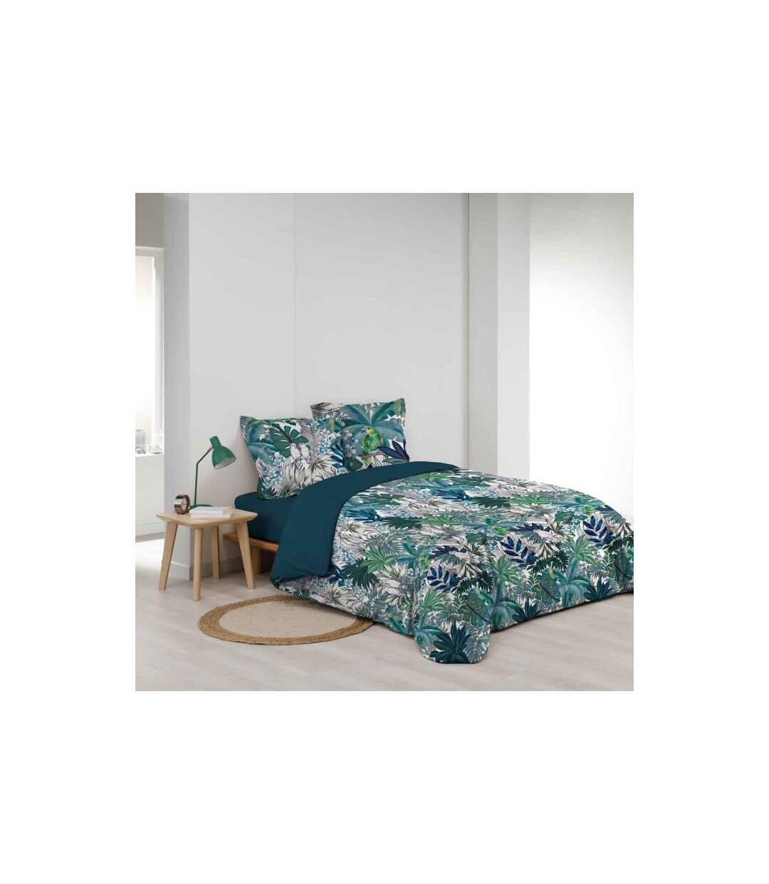 Parure de Lit 3 Pièces Colibri 260x240cm Vert-4