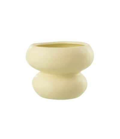 Cache-Pot en Porcelaine Ryan 19cm Jaune
