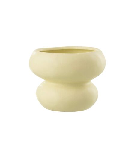 Cache-Pot en Porcelaine Ryan 19cm Jaune