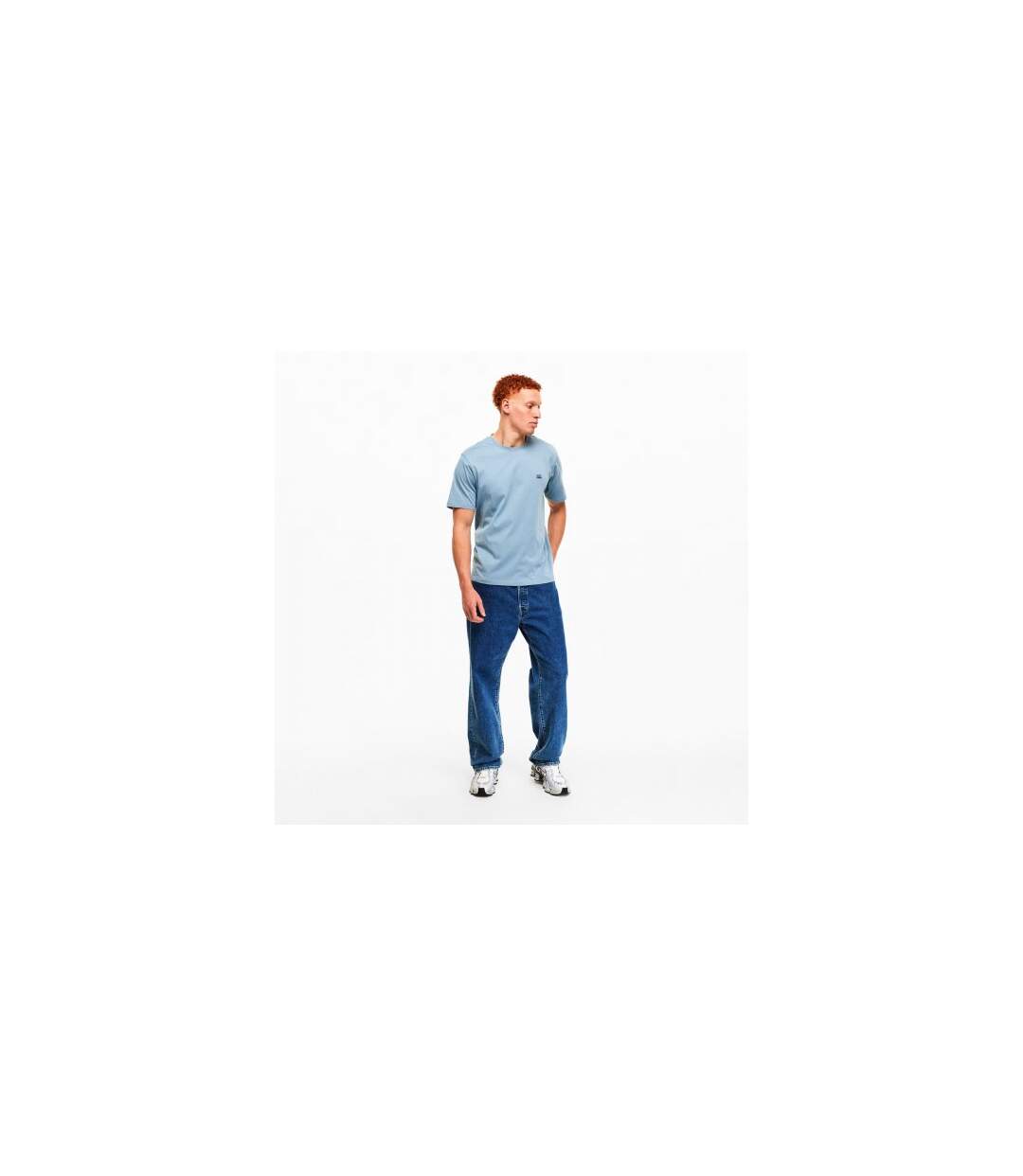 T-shirt 30/1 Homme Bleu Clair C.P. Company-1