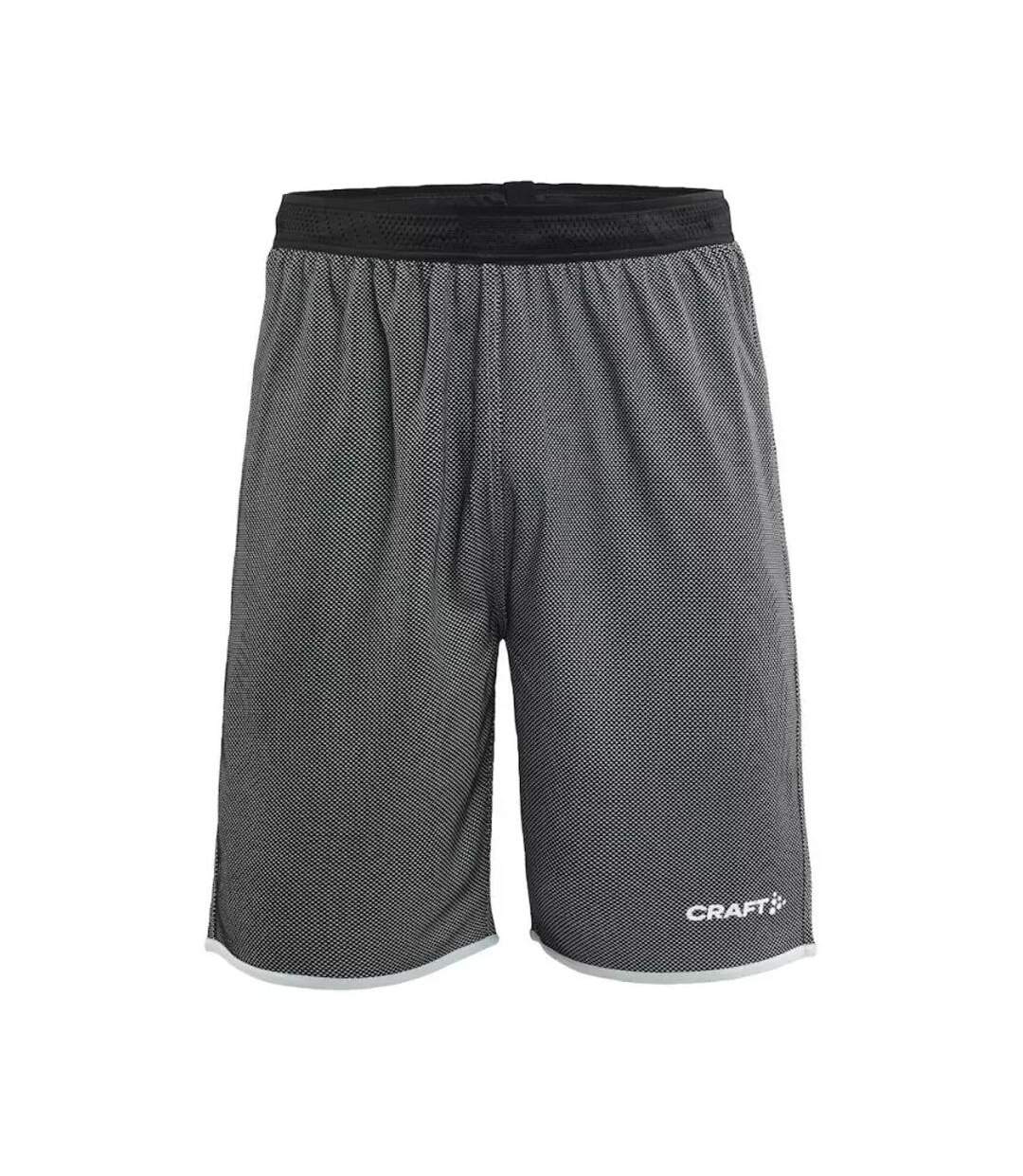 Short noir/blanc homme craft progress reversible-1