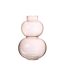 Paris Prix - Vase Design En Verre boule 28cm Rose