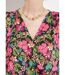 T-shirt blousant cache-coeur fleuri-4