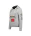Sweat À Capuche Gymclass Distri Homme Gris Geographical Norway-3