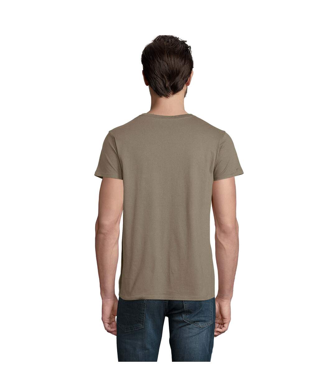 T-shirt Crusader Homme Vert Kaki SOLS-2
