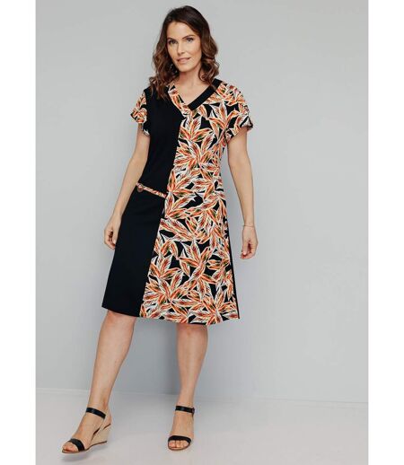 Robe fantaisie maille extensible