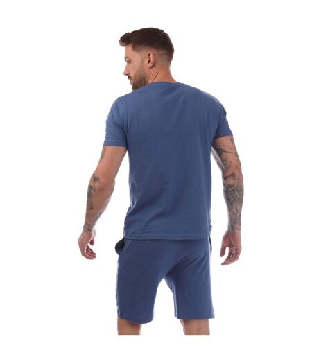 Mens Rowan T-shirt & Shorts Set Set Blue Nicce
