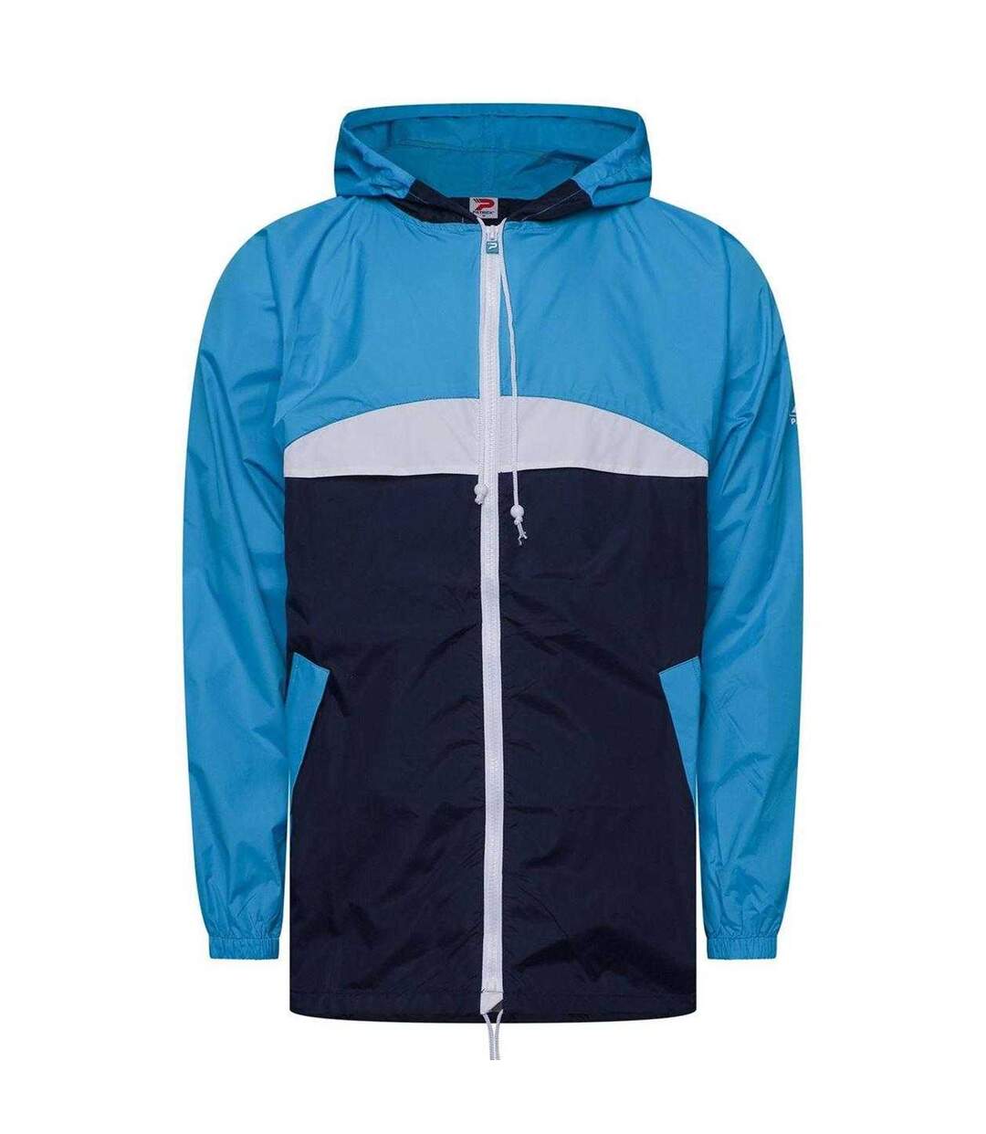 Mens Classic Hooded Cagoule Blue Patrick-1