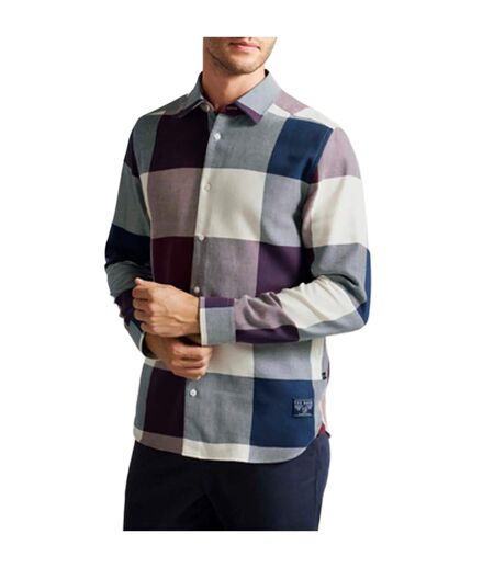 Mens Neetly Long-sleeved Shirt Red Ted Baker