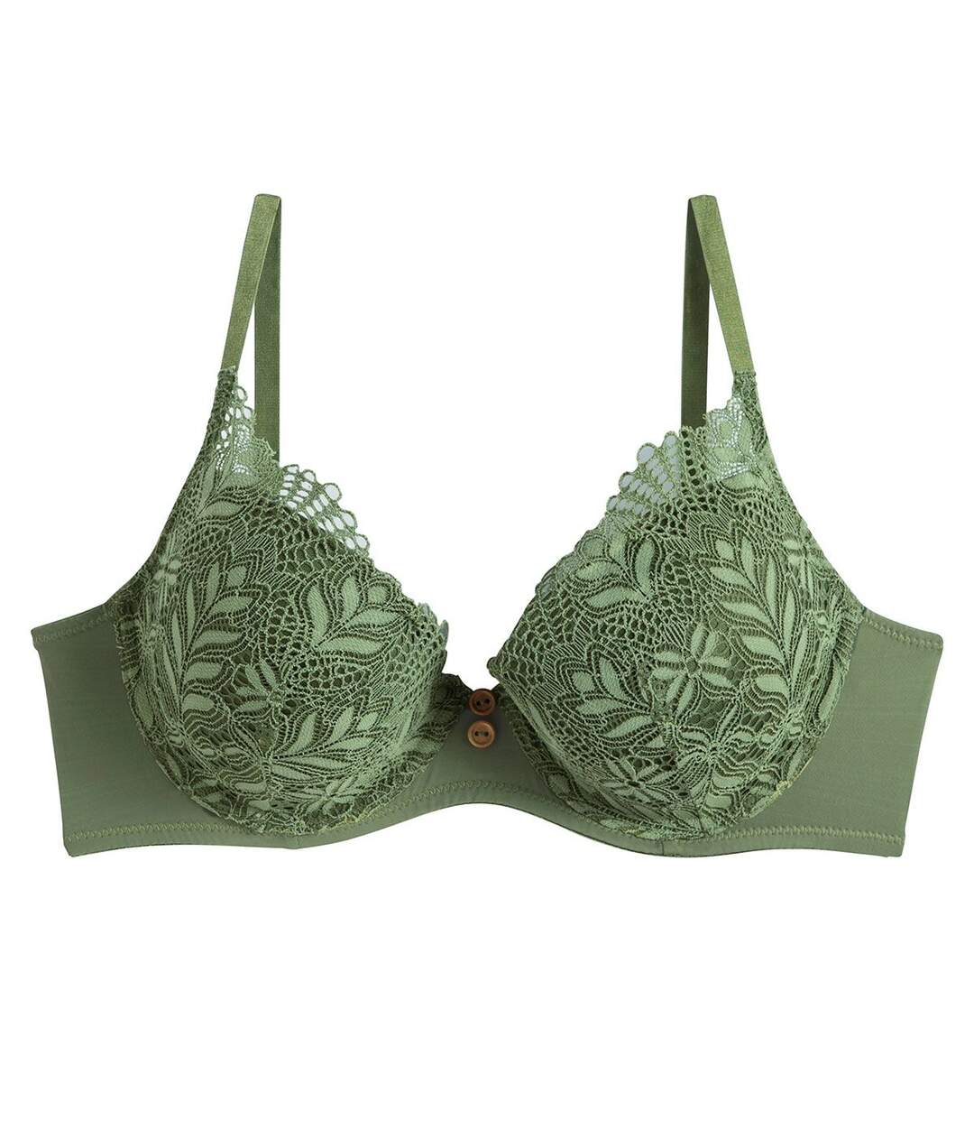 Soutien-gorge coques moulées vert Olive