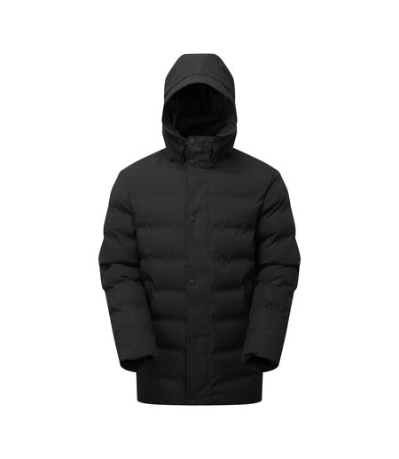 Mens Longline Padded Jacket Black 2786