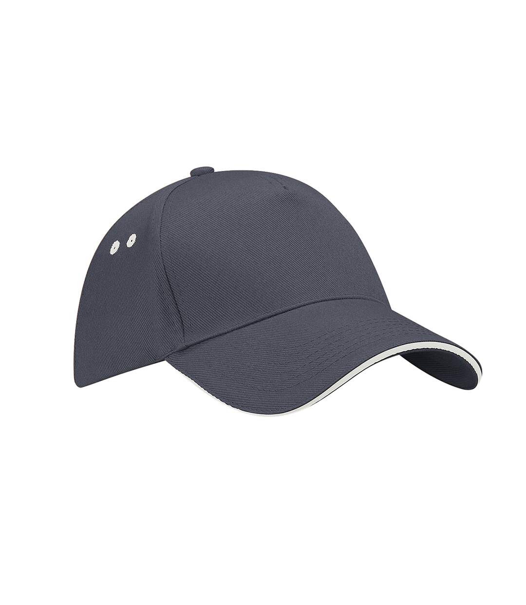 Casquette 100% coton adulte unisexe gris foncé/gris pâle Beechfield-1