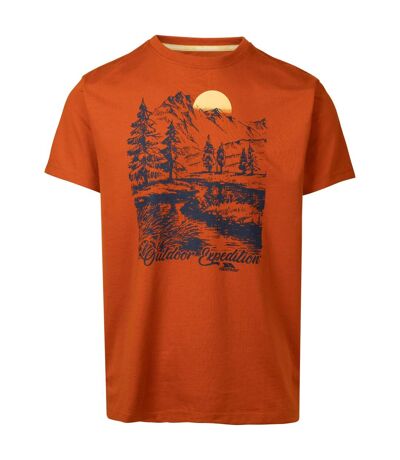 Trespass Mens Worden T-Shirt (Burnt Orange)