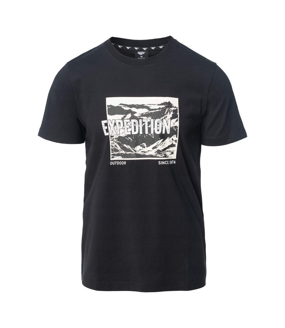 T-shirt Manches Courtes Reman Homme Noir Hi-Tec-2