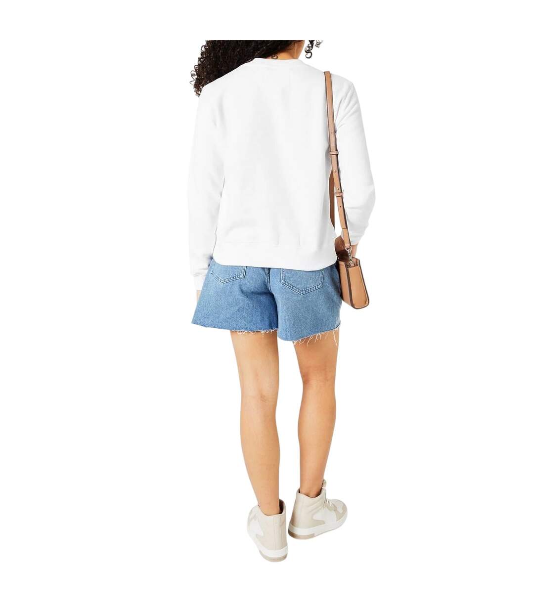 Sweat Manches Longues Motif/style Logo Femme Blanc Vif Calvin Klein-2