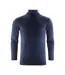 Mens Ashland Turtle Neck Pullover Navy James Harvest-2