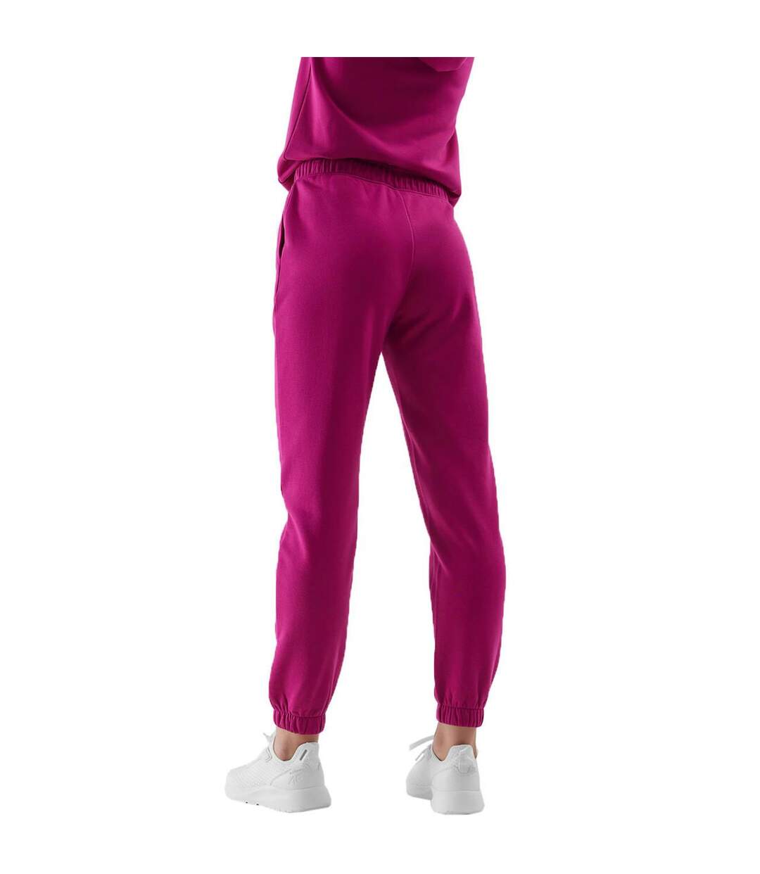 Pantalon De Jogging Cas F475 Femme Rose Foncé 4F-3
