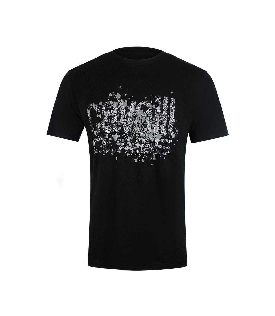 T-shirt Motif/style Fissuré Homme Noir Cavalli Class-1