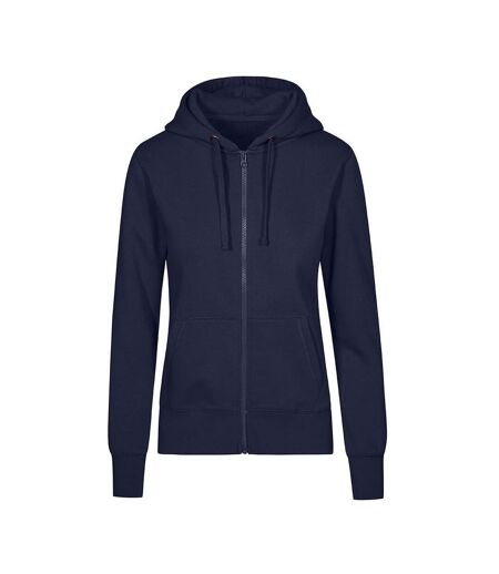 Veste À Capuche Femme Bleu Marine Français X.O By Promodoro