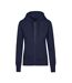 Veste À Capuche Femme Bleu Marine Français X.O By Promodoro-1