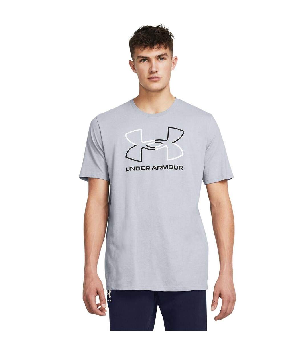 T-shirt Manches Courtes Foundation Updates Gl Homme Anthracite Noir Under Armour-2
