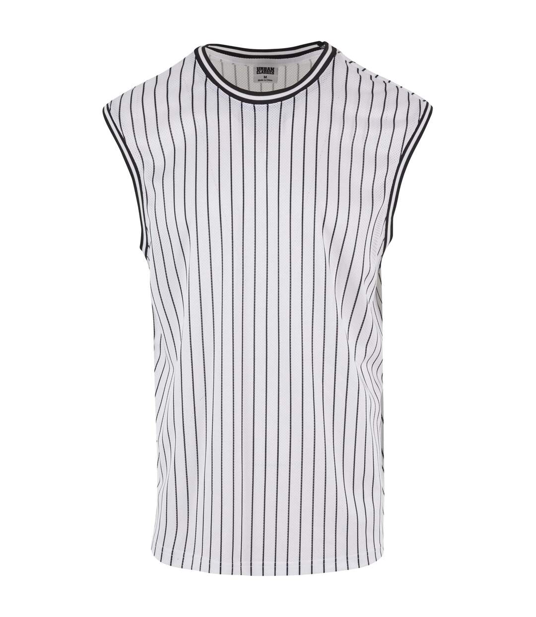 Débardeur Motif/style Rayé Homme Blanc Noir Urban Classics-1