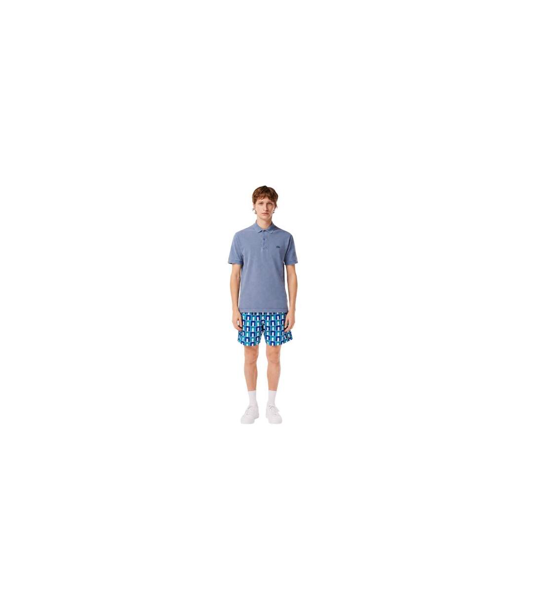 Unisex Adult Tonal Polo Shirt Blue Lacoste-1