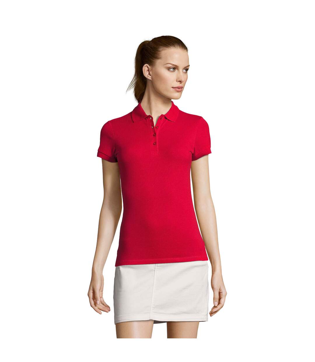 Polo Passion Femme Rouge SOLS-2