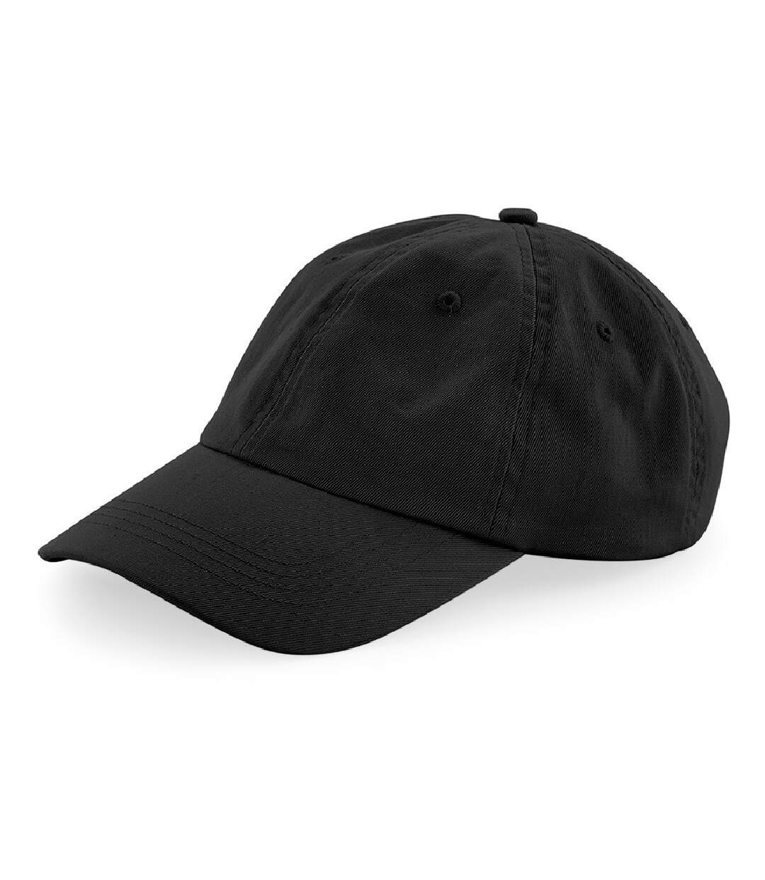 Beechfield Unisex Low Profile 6 Panel Dad Cap (Black) - UTBC3683-3